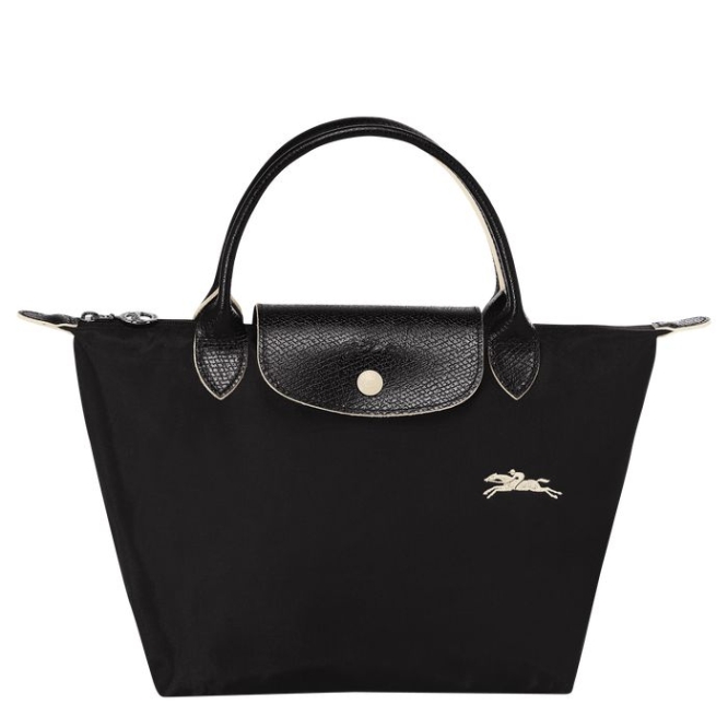 Black Longchamp Le Pliage Club S Women\'s Top-handle Bags | US-5219VMP