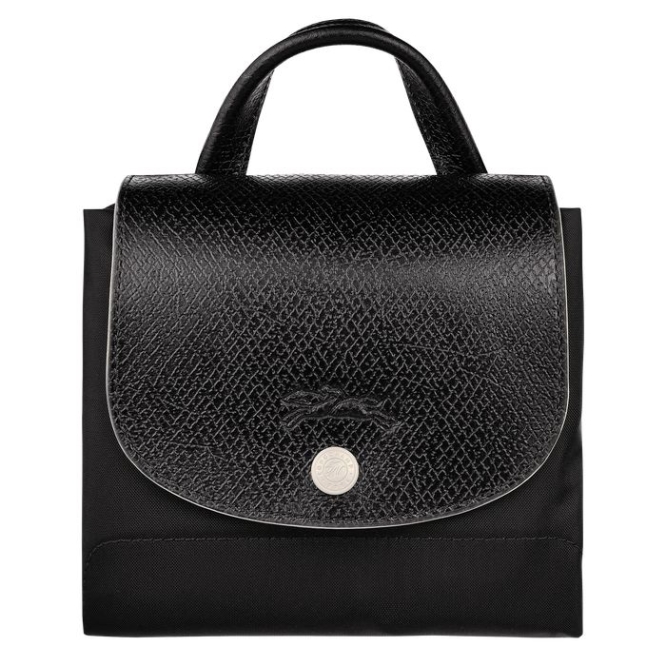 Black Longchamp Le Pliage Club Women's Backpacks | US-9651DOA