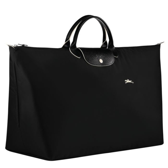 Black Longchamp Le Pliage Club XL Women's Travel Bags | US-6014BZJ