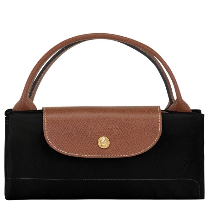 Black Longchamp Le Pliage L Women's Travel Bags | US-2653IZQ