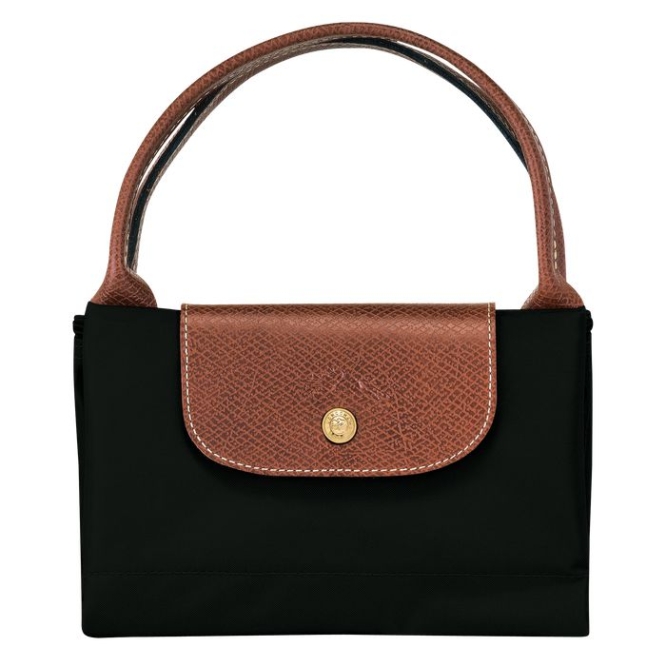 Black Longchamp Le Pliage Original M Women's Top-handle Bags | US-7835BGI