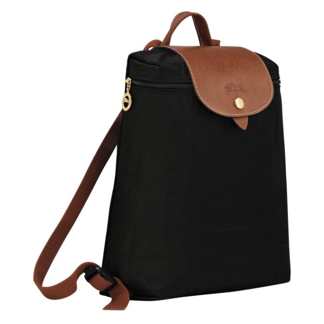 Black Longchamp Le Pliage Original Women's Backpacks | US-3548ZVO