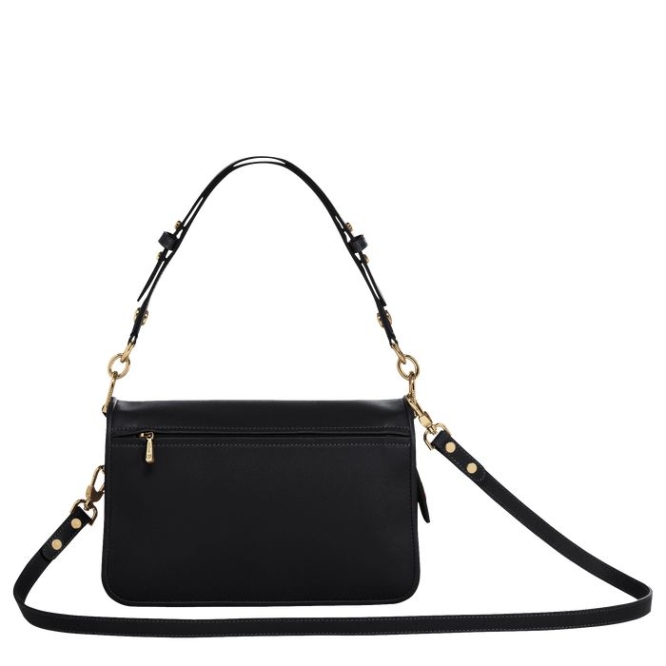 Black Longchamp Mademoiselle S Women's Crossbody Bags | US-7219ASO