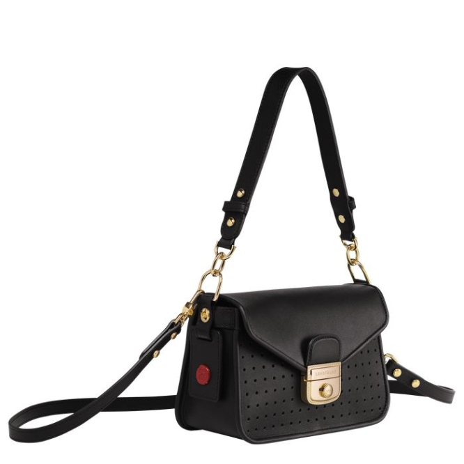 Black Longchamp Mademoiselle XS Women's Crossbody Bags | US-1694TWZ