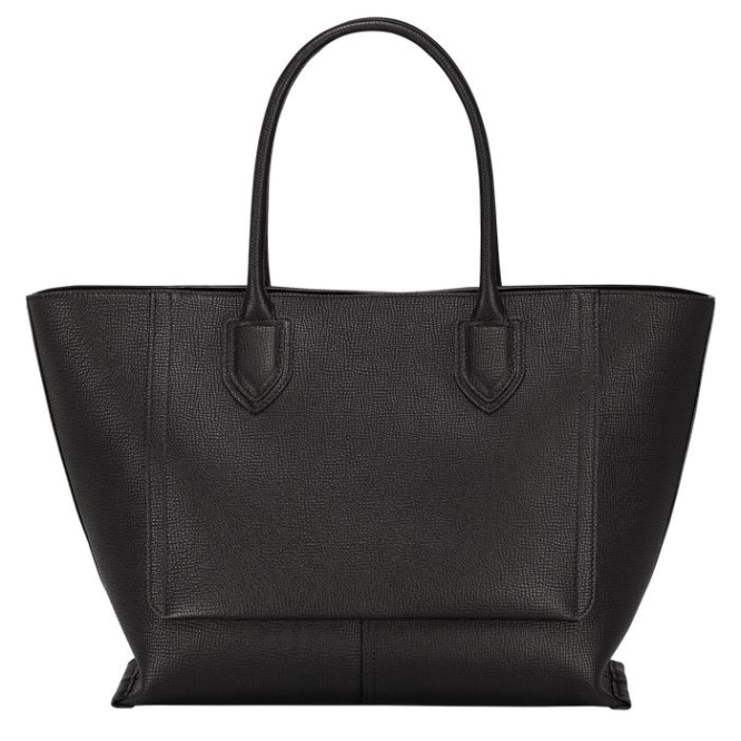 Black Longchamp Mailbox L Women's Top-handle Bags | US-1736ZYN