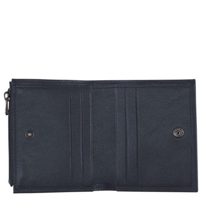 Blue Longchamp 3D Men's Wallets | US-7138XBA