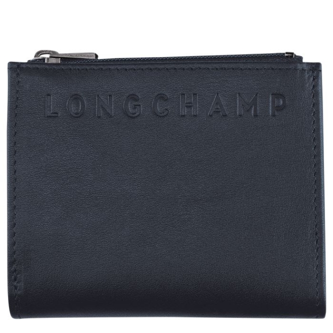 Blue Longchamp 3D Men\'s Wallets | US-7138XBA