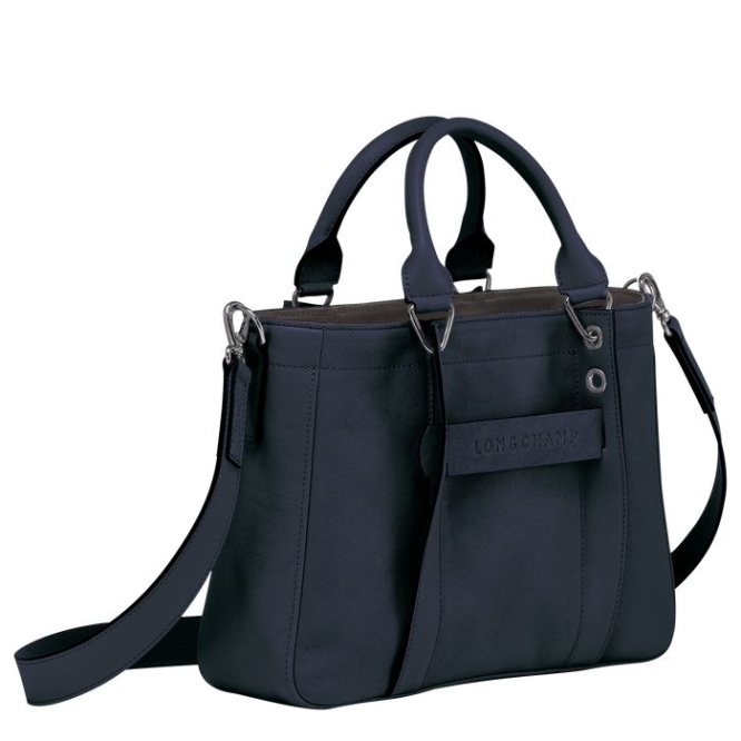 Blue Longchamp 3D S Women's Top-handle Bags | US-7085TAR