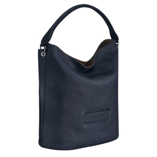 Blue Longchamp 3D Women's Shoulder Bags | US-2159GLF