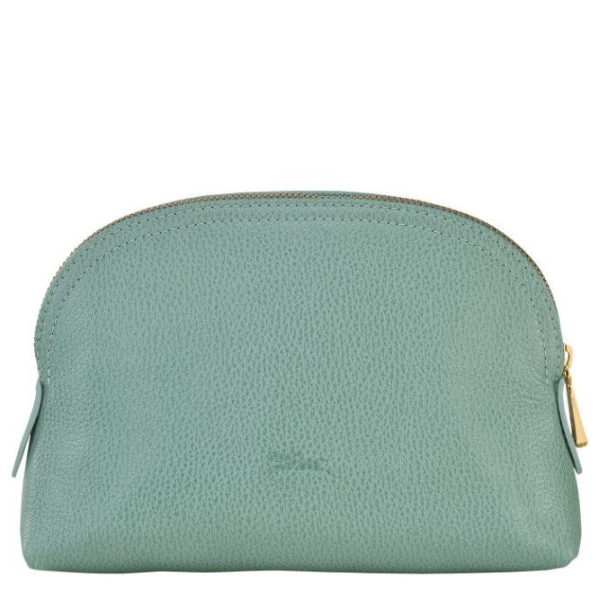 Blue Longchamp Le Foulonné Women's Pouches & Cases | US-9602TEV