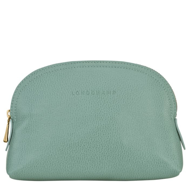 Blue Longchamp Le Foulonné Women\'s Pouches & Cases | US-9602TEV