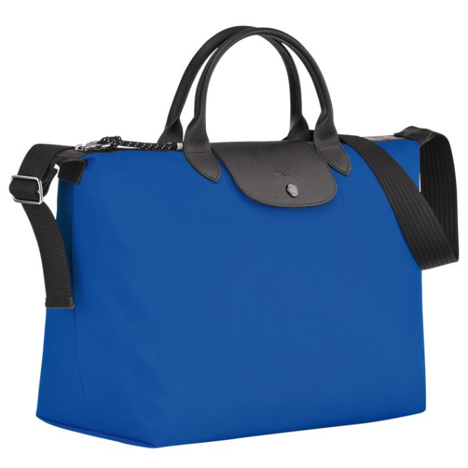 Blue Longchamp Le Pliage Energy L Women's Top-handle Bags | US-6250DOR