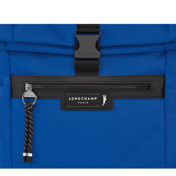 Blue Longchamp Le Pliage Energy Men's Backpacks | US-9318JMF