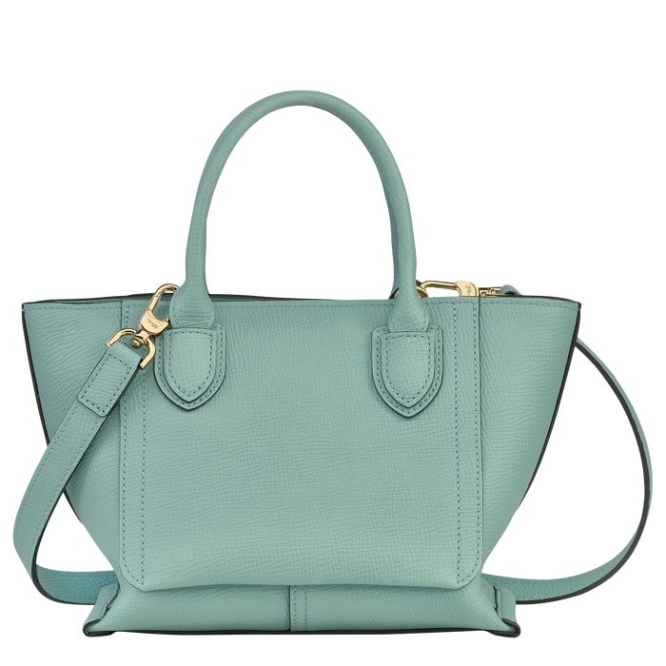 Blue Longchamp Mailbox S Women's Top-handle Bags | US-7968ZYO