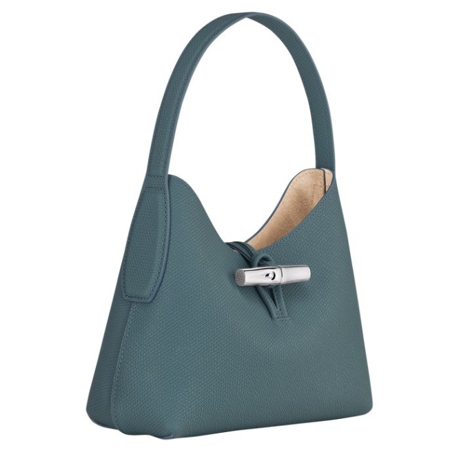 Blue Longchamp Roseau XS Women's Shoulder Bags | US-3978QUZ