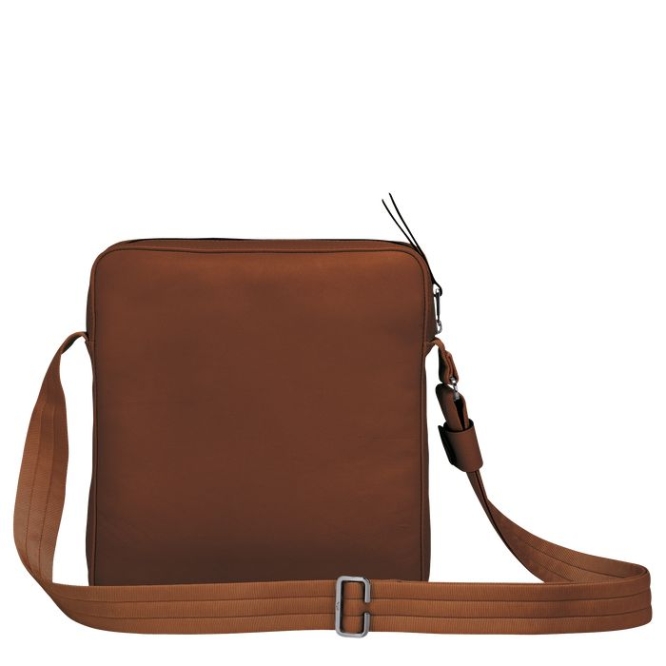 Brown Longchamp 3D M Men's Crossbody Bags | US-5267SUG