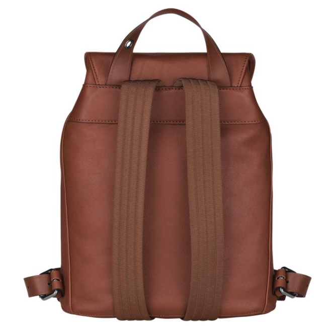 Brown Longchamp 3D S Men's Backpacks | US-0382KLA