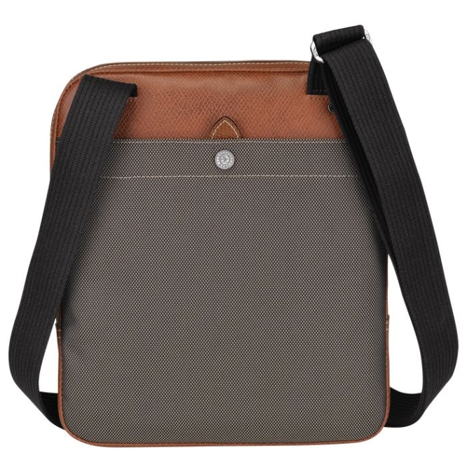 Brown Longchamp Boxford L Men's Crossbody Bags | US-5438RNG