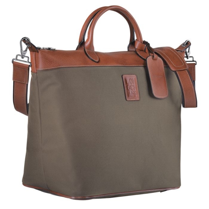 Brown Longchamp Boxford Men's Travel Bags | US-1647IVQ