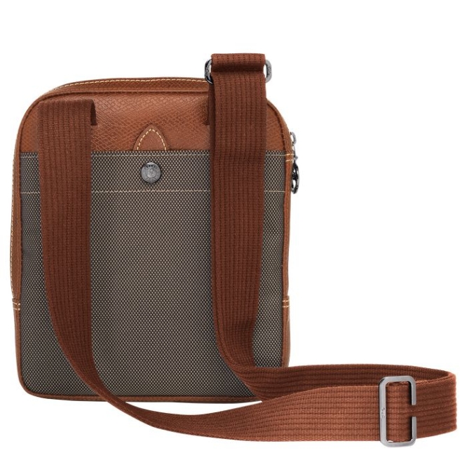 Brown Longchamp Boxford S Men's Crossbody Bags | US-6230TSC