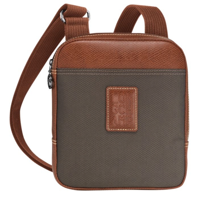 Brown Longchamp Boxford S Men\'s Crossbody Bags | US-6230TSC