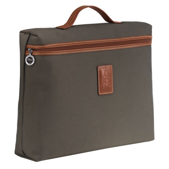 Brown Longchamp Boxford S Men's Document Holders | US-9418BSX