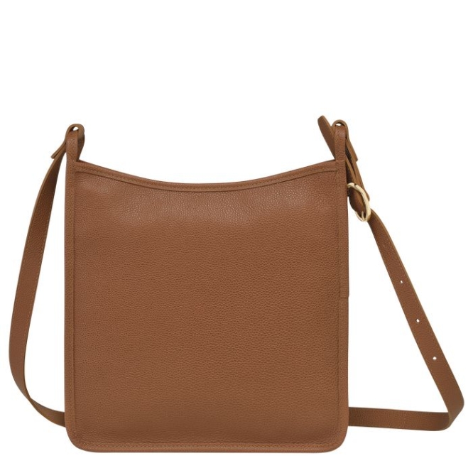 Brown Longchamp Le Foulonné L Women's Crossbody Bags | US-1302WUZ