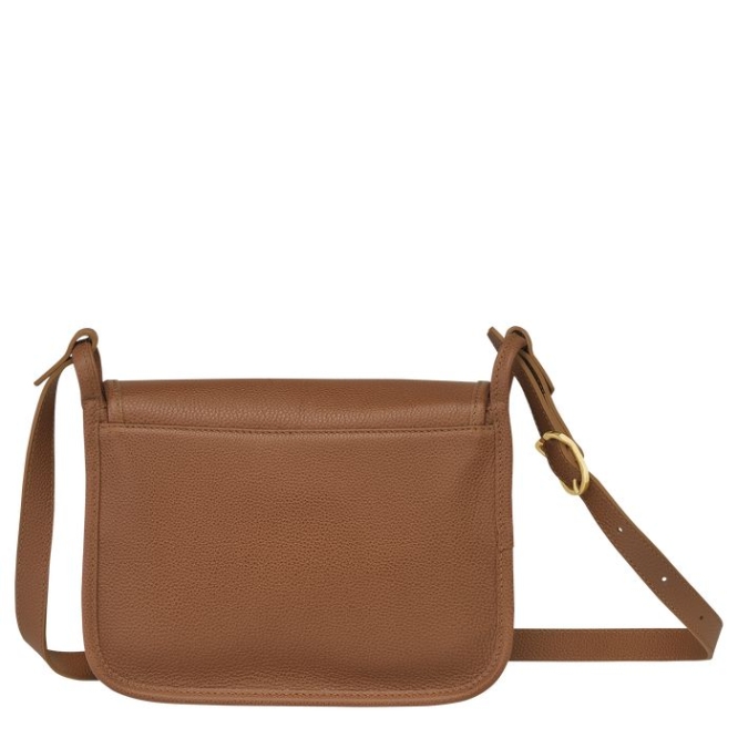 Brown Longchamp Le Foulonné M Women's Crossbody Bags | US-0195PEZ