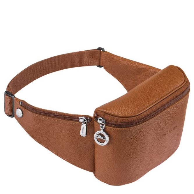 Brown Longchamp Le Foulonné Men's Belt Bags | US-4083YQF