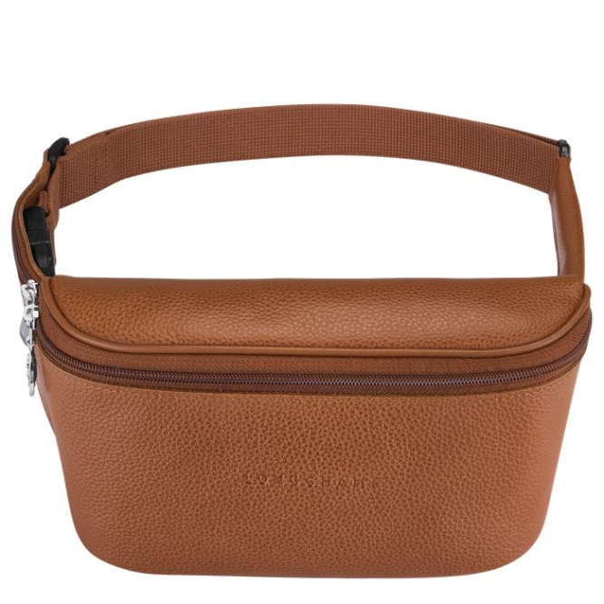 Brown Longchamp Le Foulonné Men\'s Belt Bags | US-4083YQF