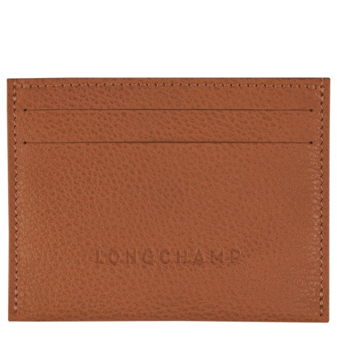 Brown Longchamp Le Foulonné Men\'s Cardholders & Coin Purses | US-1324VSW