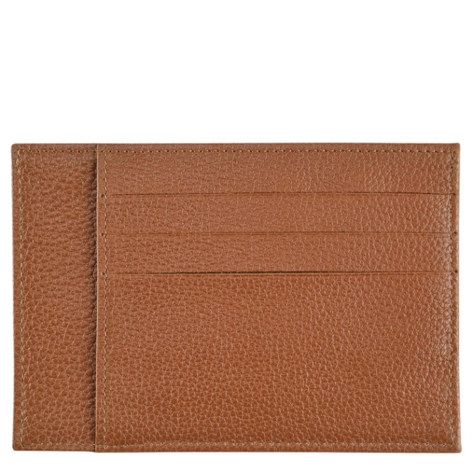 Brown Longchamp Le Foulonné Men's Cardholders & Coin Purses | US-6032TSM