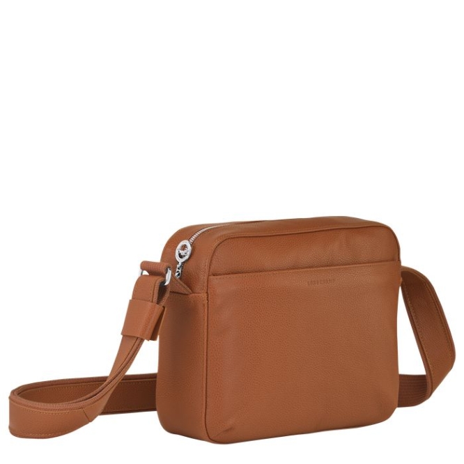 Brown Longchamp Le Foulonné Men's Crossbody Bags | US-5609CRD