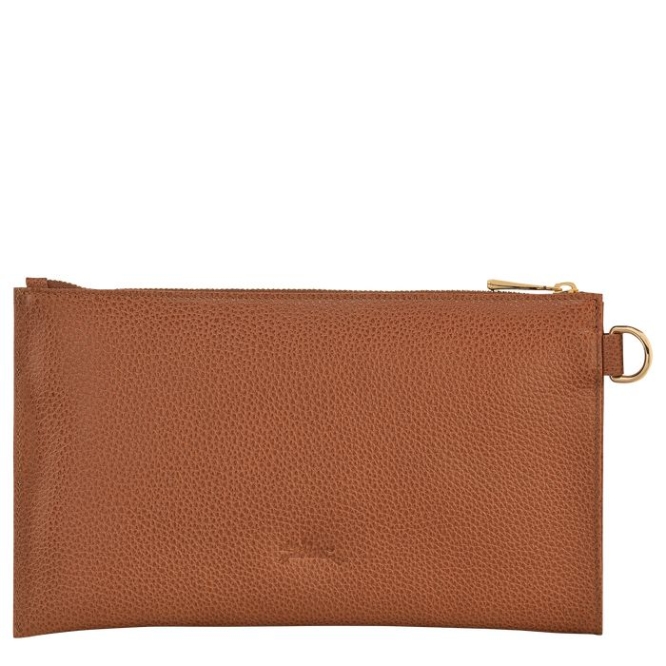 Brown Longchamp Le Foulonné Men\'s Pouches & Cases | US-4370TGW