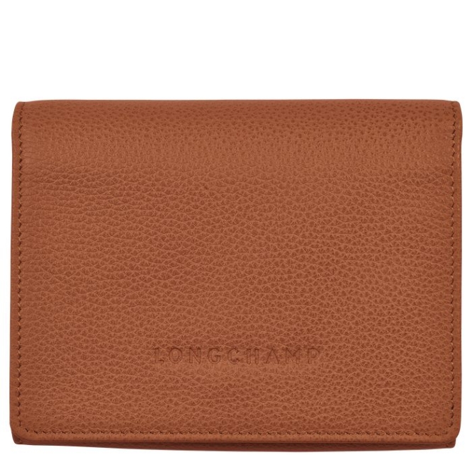 Brown Longchamp Le Foulonné Men\'s Wallets | US-7809BXV