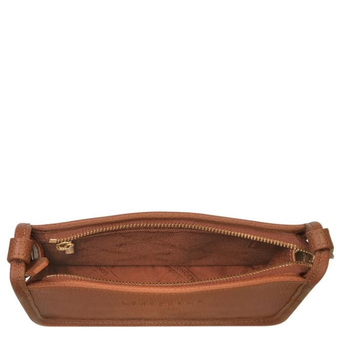 Brown Longchamp Le Foulonné S Women's Crossbody Bags | US-6819TFI