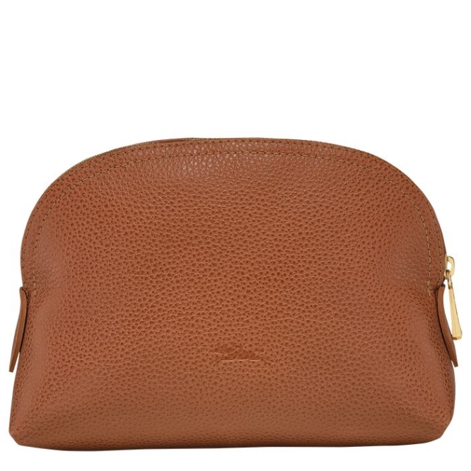 Brown Longchamp Le Foulonné Women's Pouches & Cases | US-2804HAJ