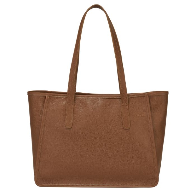 Brown Longchamp Le Foulonné Women's Shoulder Bags | US-5930HKD