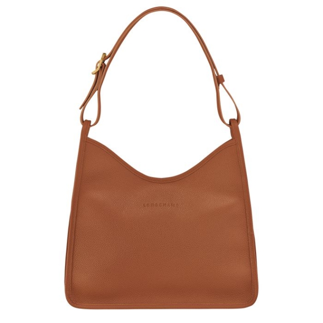 Brown Longchamp Le Foulonné Women\'s Shoulder Bags | US-7913TNQ