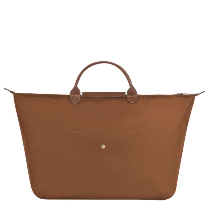 Brown Longchamp Le Pliage L Men's Travel Bags | US-6987WKY