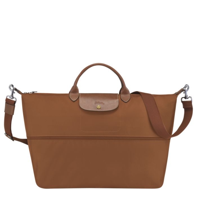 Brown Longchamp Le Pliage Men's Travel Bags | US-7324TOH