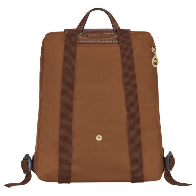 Brown Longchamp Le Pliage Original Women's Backpacks | US-4136EXI