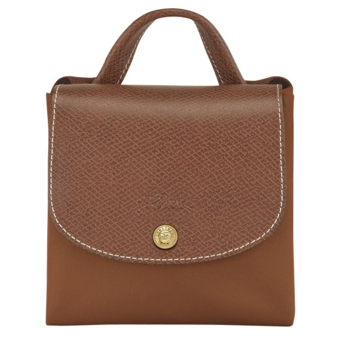 Brown Longchamp Le Pliage Original Women's Backpacks | US-4136EXI