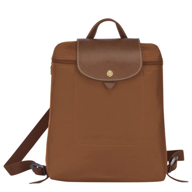 Brown Longchamp Le Pliage Original Women\'s Backpacks | US-4136EXI