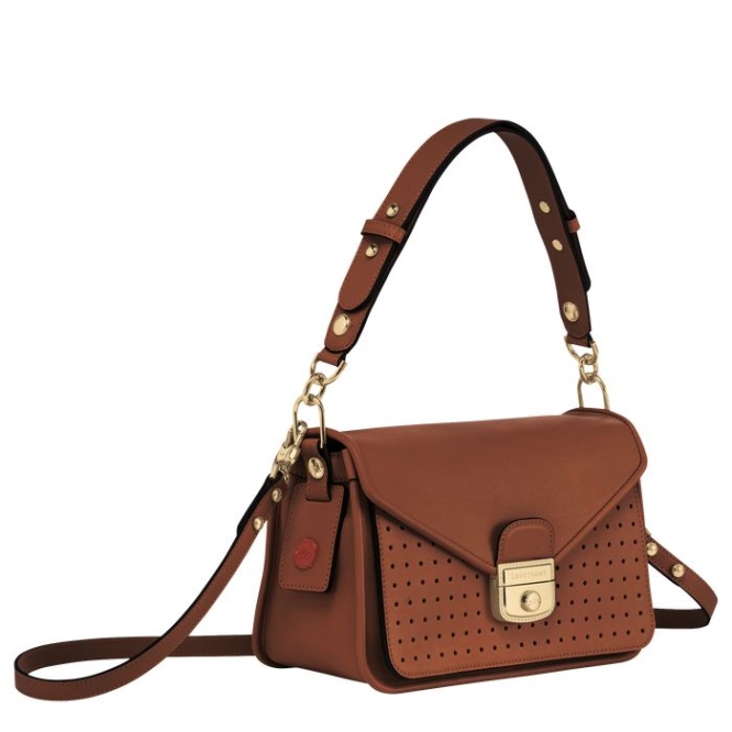 Brown Longchamp Mademoiselle S Women's Crossbody Bags | US-2943JOV