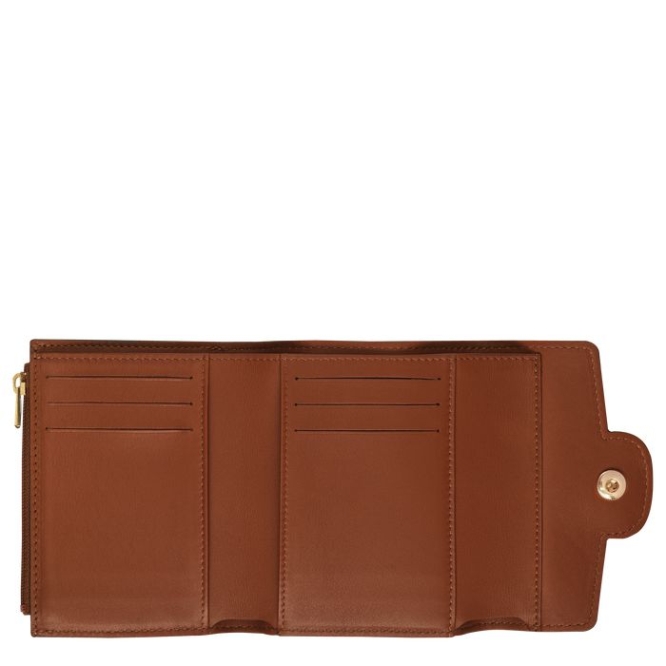 Brown Longchamp Mademoiselle Women's Wallets | US-3951EZW