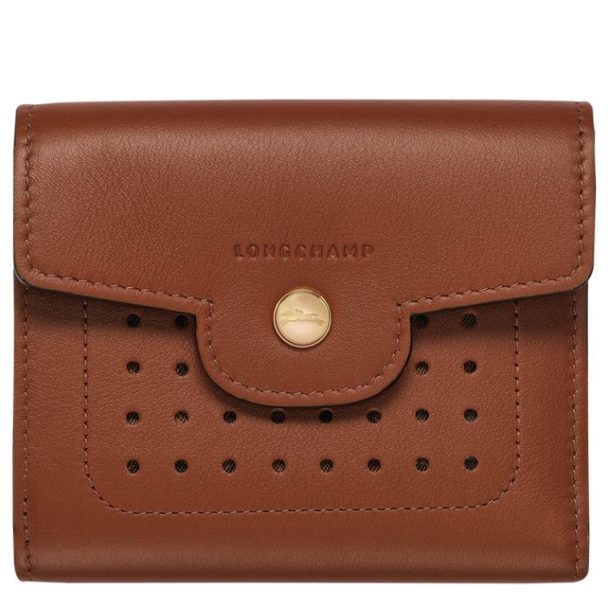 Brown Longchamp Mademoiselle Women\'s Wallets | US-3951EZW