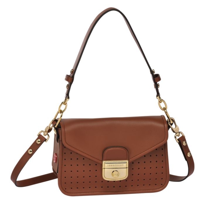 Brown Longchamp Mademoiselle XS Women\'s Crossbody Bags | US-2890PYO