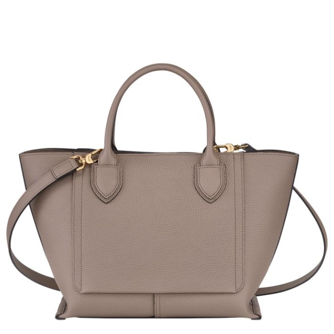 Brown Longchamp Mailbox M Women's Top-handle Bags | US-6287ISL