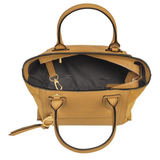 Brown Longchamp Mailbox S Women's Top-handle Bags | US-3940DSR